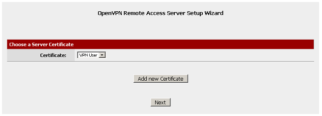Server Certificate